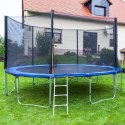 TRAMPOLINA 430 cm + DRABINKA + SIATKA + OSŁONA