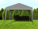Namiot ogrodowy pawilon handlowy duży 3x3M ze ściankami szary