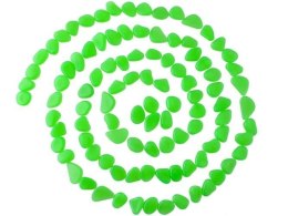 Kamienie świecące - zestaw 100szt zielone