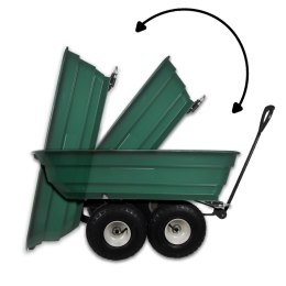 Wózek ogrodowy taczka wywrotka na 4 kółkach transportowy 120L 240kg